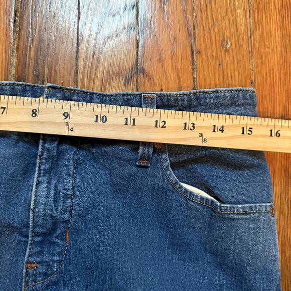 Signature by Levi Strauss Womens Jeans At Waist Bootcut Stretch Blue 12 Medium - Picture 3 of 10